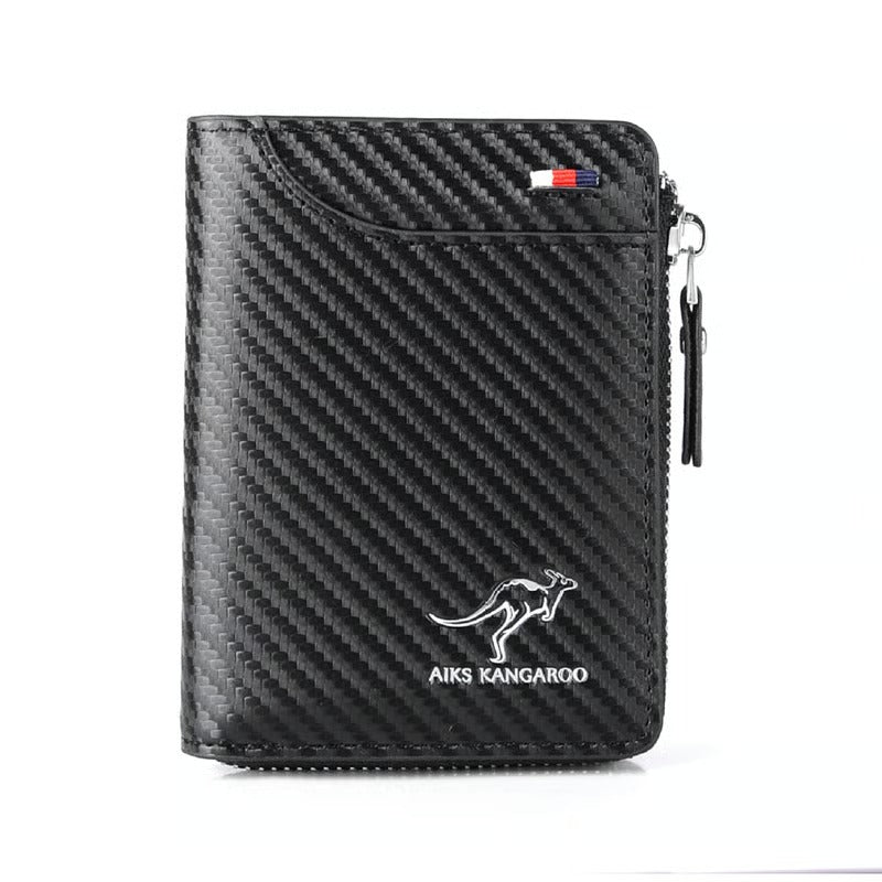 GripLux – Secure Zipper Wallet for Men