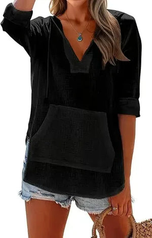 BreezeGlow – Lightweight Hooded Swim Wrap