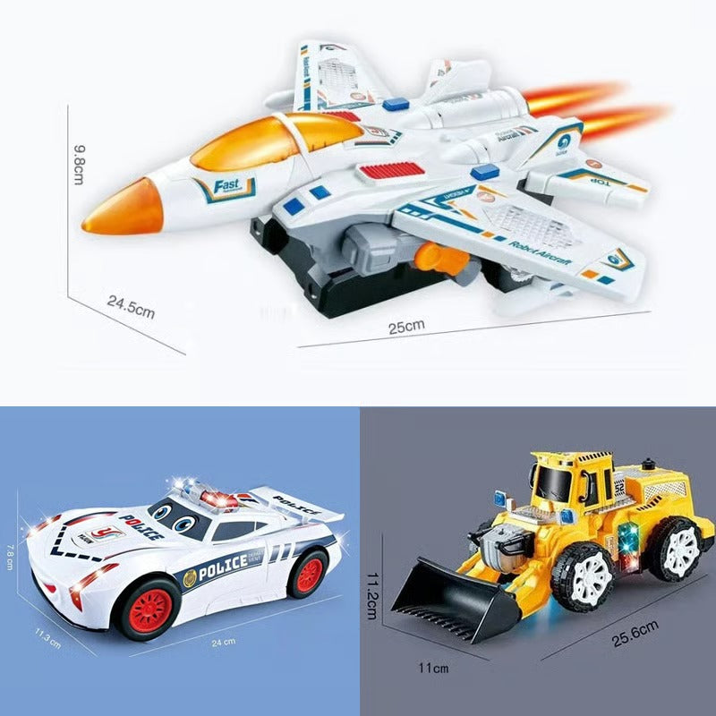 AutoMorph – Electric Deformation Police Car Toy