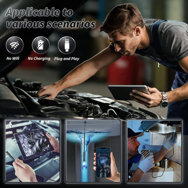 ZoomWand – Portable Phone Compatible Inspection Camera