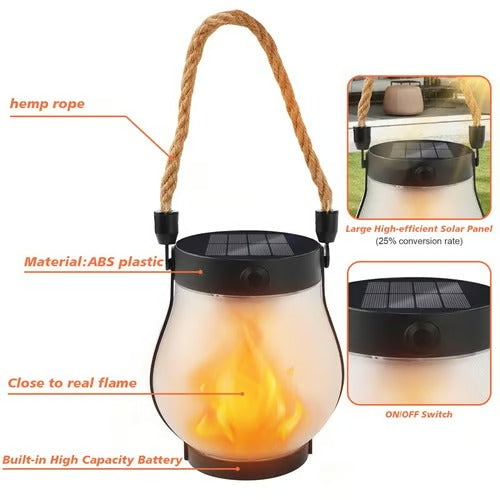LumaFlare – Dancing Flame Solar Light Lanterns