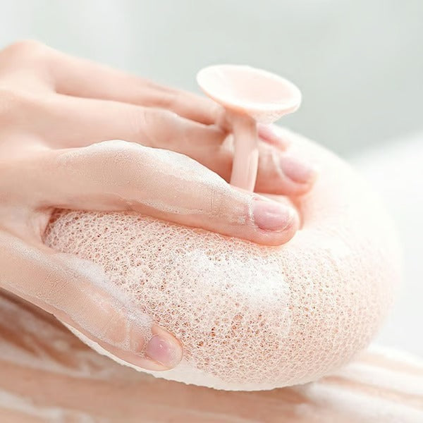 BloomScrub – Soft Sunflower Suction Bath Ball