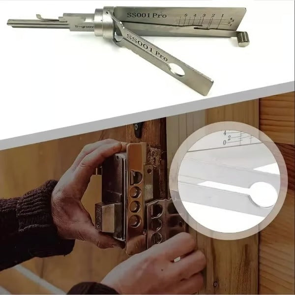 KeyCrack – Stainless Steel Master Decoder Tool