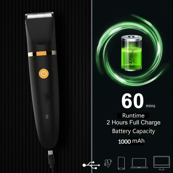 TrimGuard – 3 in 1 Waterproof Body & Groin Trimmer for Men
