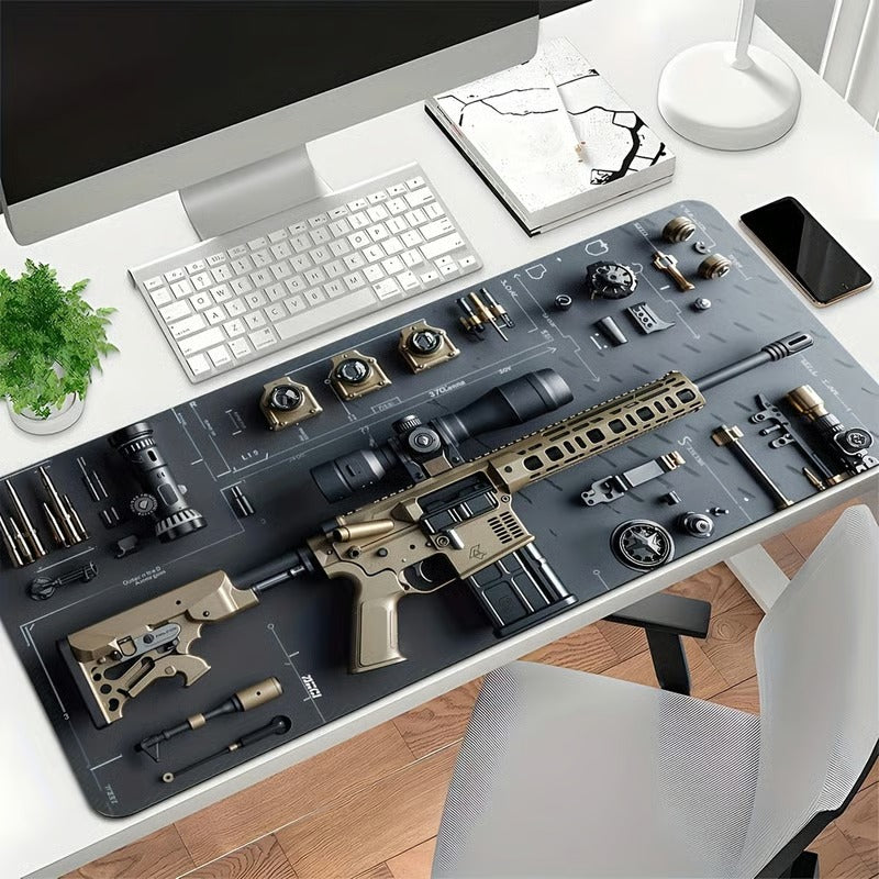 TactiMat – Military Weapon Build Gaming Desk Pad