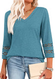 LuxeCurve | Flattering V-Neck T-Shirts