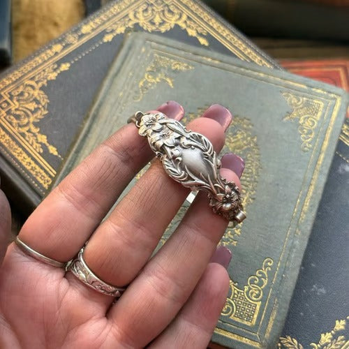 SpoonCrest – Handcrafted Sterling Wrap Bracelet