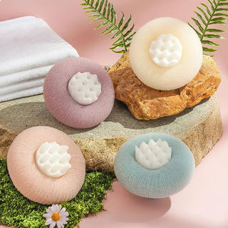 BloomScrub – Soft Sunflower Suction Bath Ball