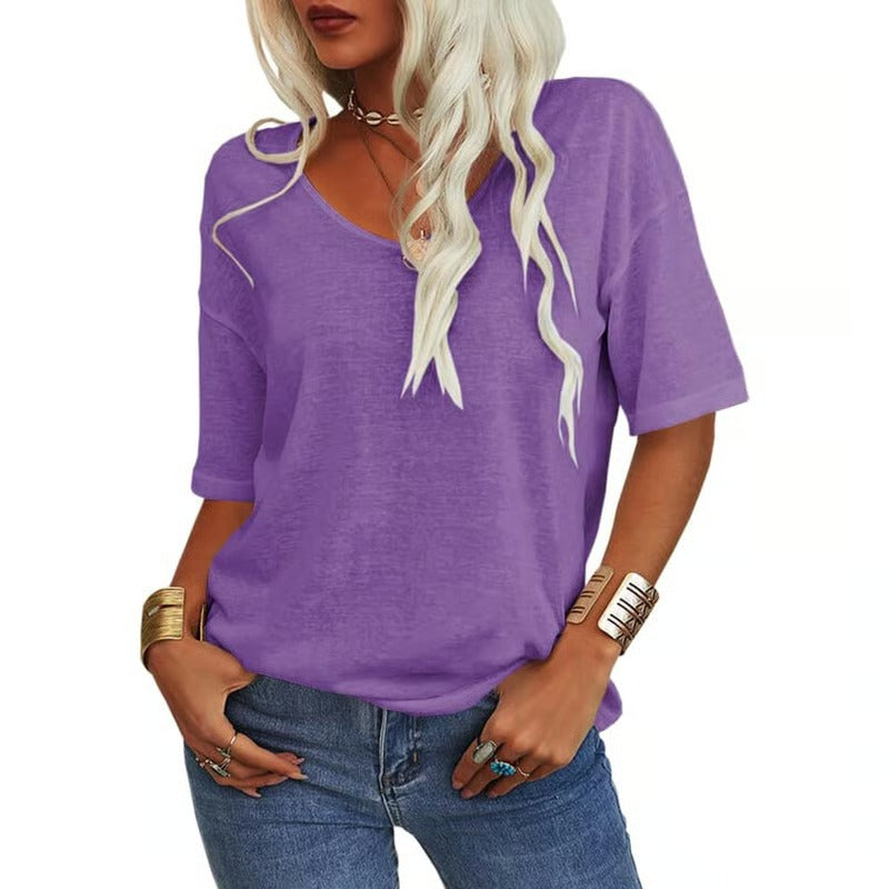 ColorVerve | Soft V-Neck Tee Shirt