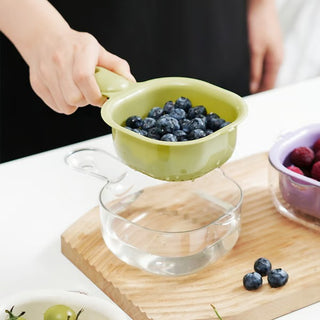 DrainNest – Dual Layer Strainer with Handle