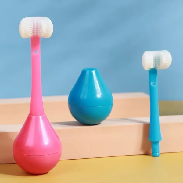 TripleGrin – 3 Sided Toothbrush for Happy Smiles