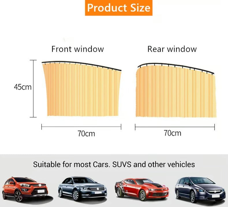 ShadeGuard – Universal Magnetic Car Window Sunshade