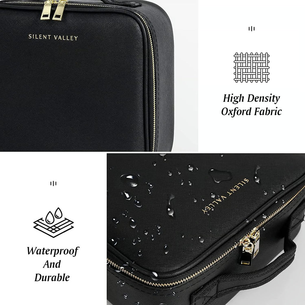 GleamKit | Rechargeable LED Mirror Makeup Bag
