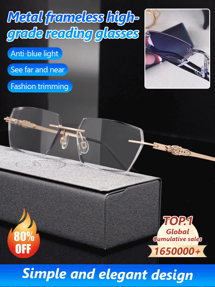 VisionLite – Frameless High-Grade Reading Glasses
