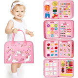 EduDino | 7-in-1 Montessori Busy Board for Smart Toddlers