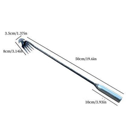 WeedMaster | 4-Tooth Steel Uprooting Tool for Garden Perfection