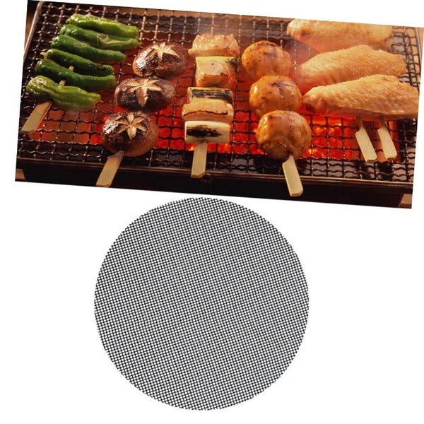 GrillAura | 600°F Heat-Proof BBQ Mesh Mat
