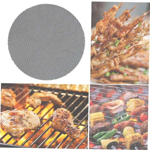 GrillAura | 600°F Heat-Proof BBQ Mesh Mat