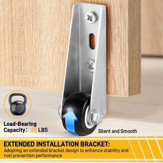 SilentRoll | Compact Side-Mount Furniture Casters