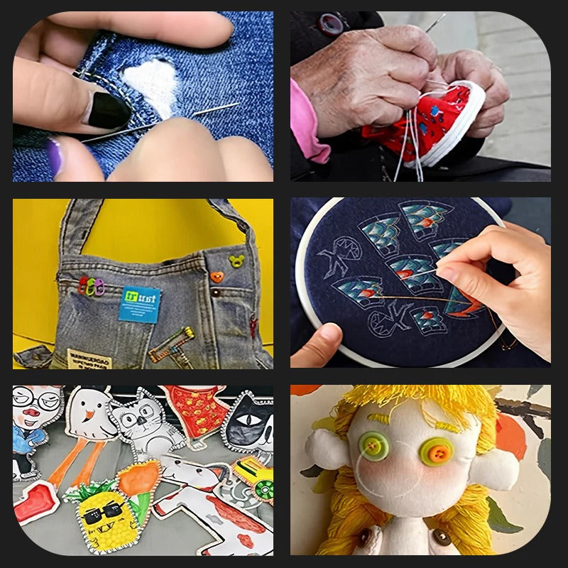 SewCrafty – Portable 37PCS Stitching Kit