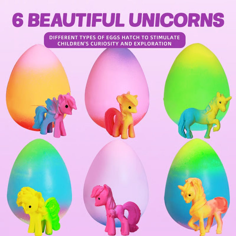 RainbowHatch – Magical Unicorn Hatching Eggs 6-Pack