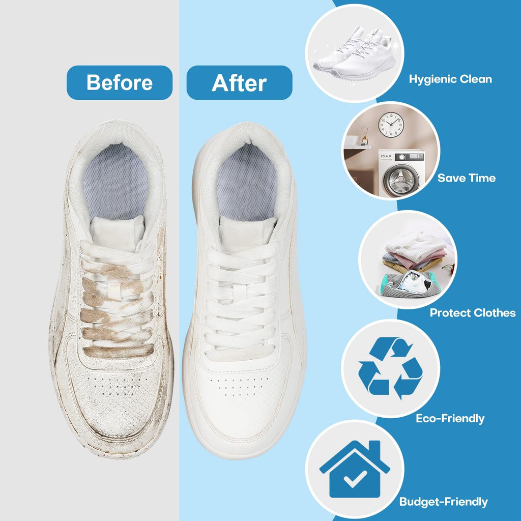 SneakSafe | Machine Wash Shoe Protector – Gentle Chenille Shield