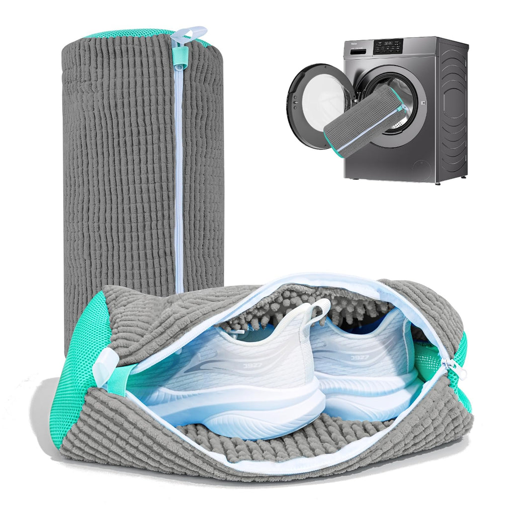 SneakSafe | Machine Wash Shoe Protector – Gentle Chenille Shield