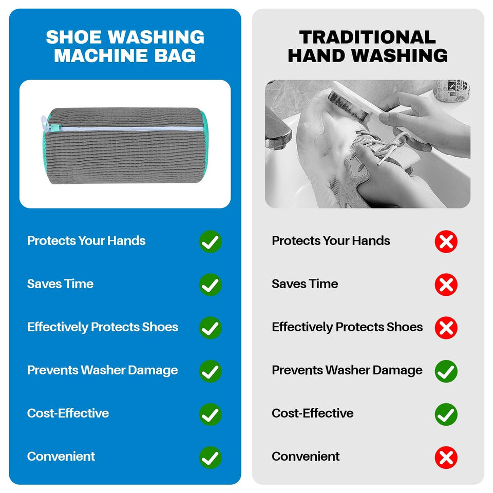 SneakSafe | Machine Wash Shoe Protector – Gentle Chenille Shield