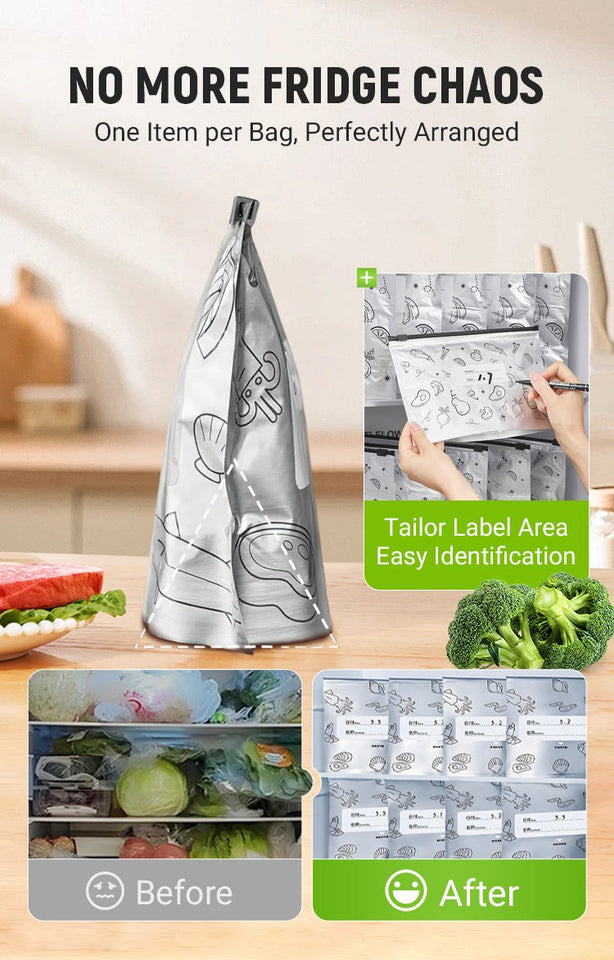 FreshLock | Reusable Foil Storage Bags