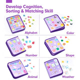 EduDino | 7-in-1 Montessori Busy Board for Smart Toddlers