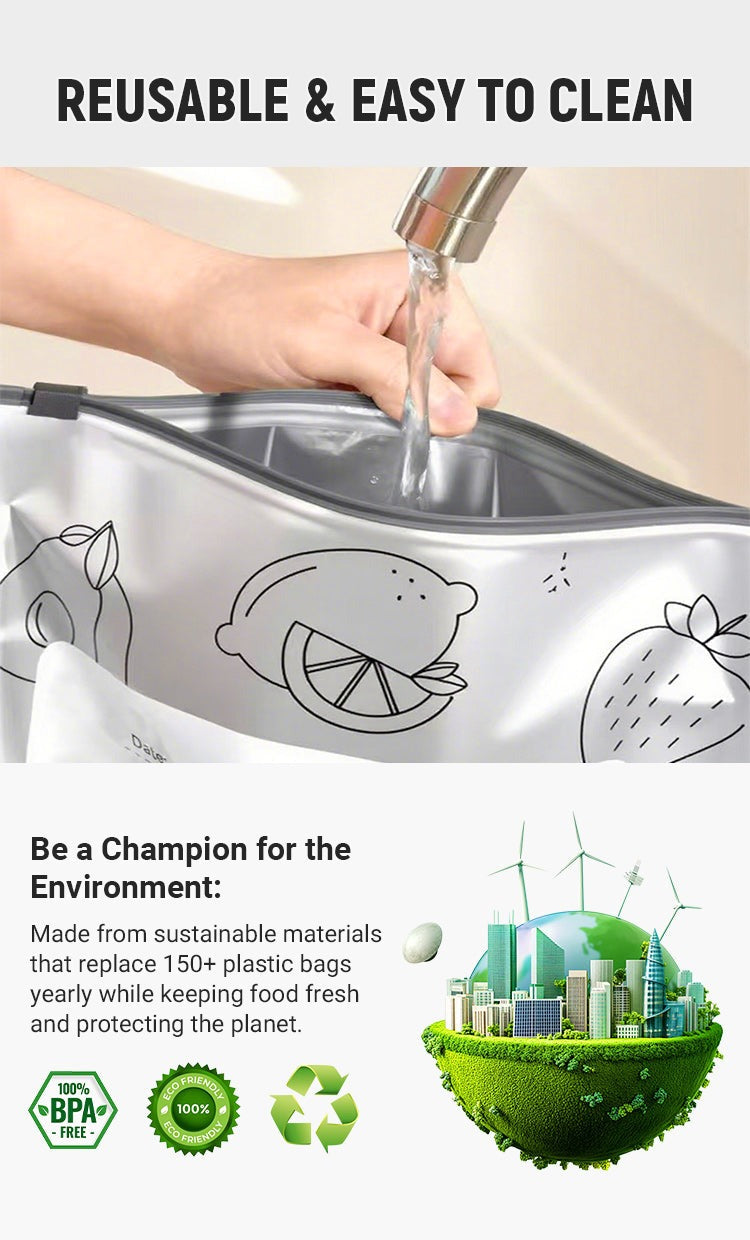 FreshLock | Reusable Foil Storage Bags