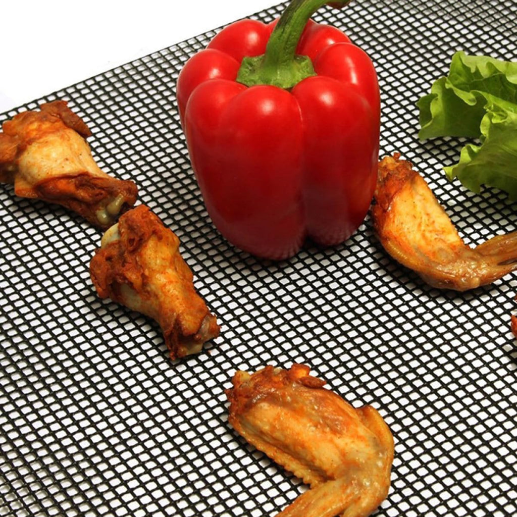 GrillAura | 600°F Heat-Proof BBQ Mesh Mat
