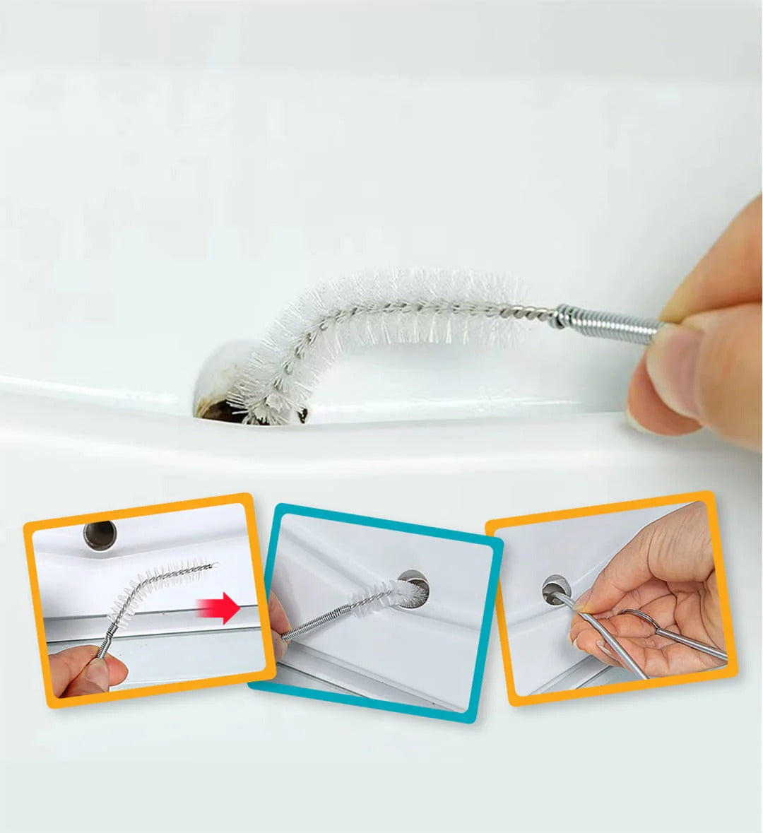 FridgeFlush – Dredger & Cleaning Kit for Clogged Drains