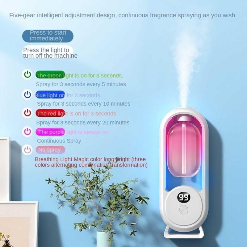 LumiAire | 360° Aromatherapy Diffuser with Colorful LED Glow