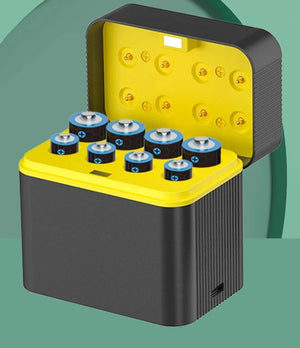 SuperCharger - Rechargeable AA/AAA Lithium Batteries with Charger