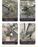 WeedMaster | 4-Tooth Steel Uprooting Tool for Garden Perfection