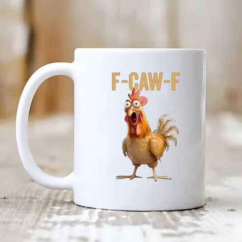 FeatherFuel – Hilarious Chicken Coffee Mug