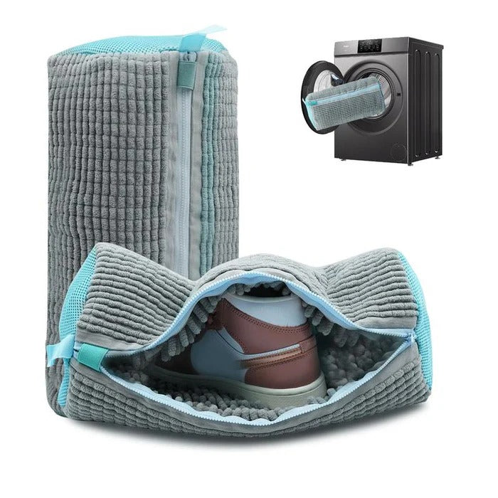 SneakSafe | Machine Wash Shoe Protector – Gentle Chenille Shield