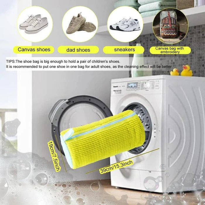 SneakSafe | Machine Wash Shoe Protector – Gentle Chenille Shield