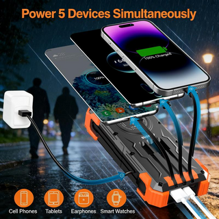 EnergyHub – 7-Output Solar Wireless Power Bank