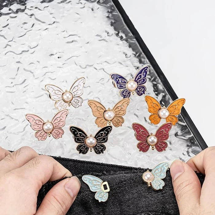 GlimmerWing – Stylish Detachable Butterfly Clips Set