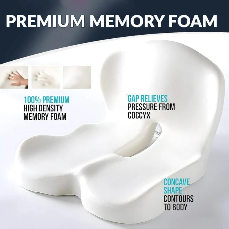 ComfyGrip – Non Slip Memory Foam Support Seat