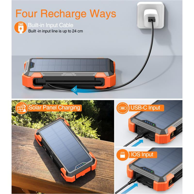 EnergyHub – 7-Output Solar Wireless Power Bank