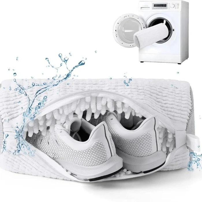 SneakSafe | Machine Wash Shoe Protector – Gentle Chenille Shield
