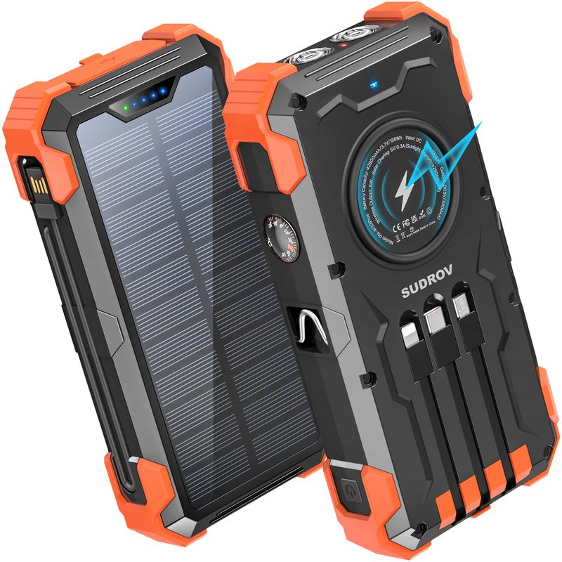 EnergyHub – 7-Output Solar Wireless Power Bank