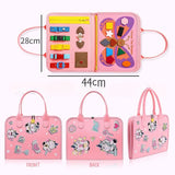 EduDino | 7-in-1 Montessori Busy Board for Smart Toddlers