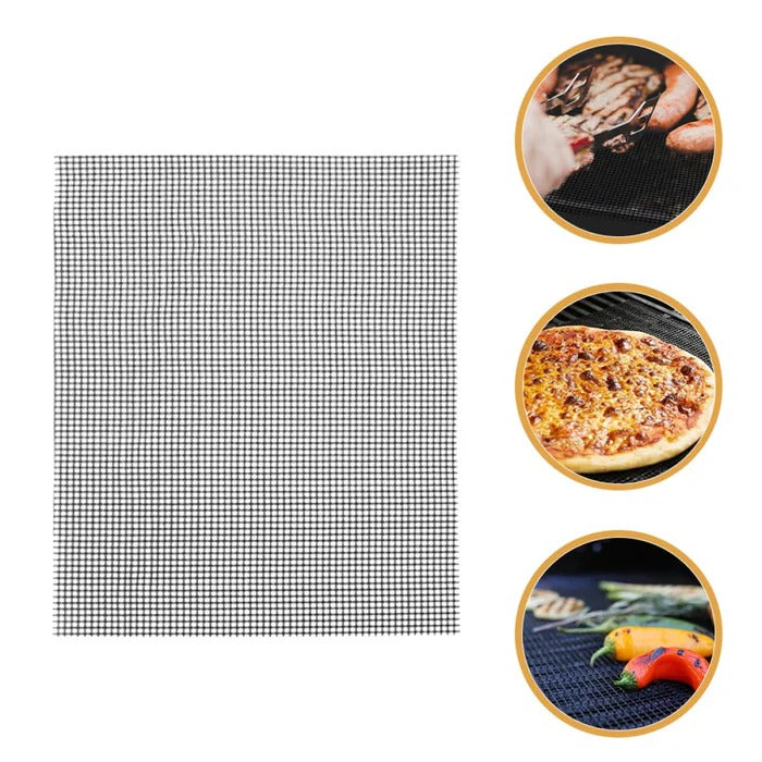 GrillAura | 600°F Heat-Proof BBQ Mesh Mat