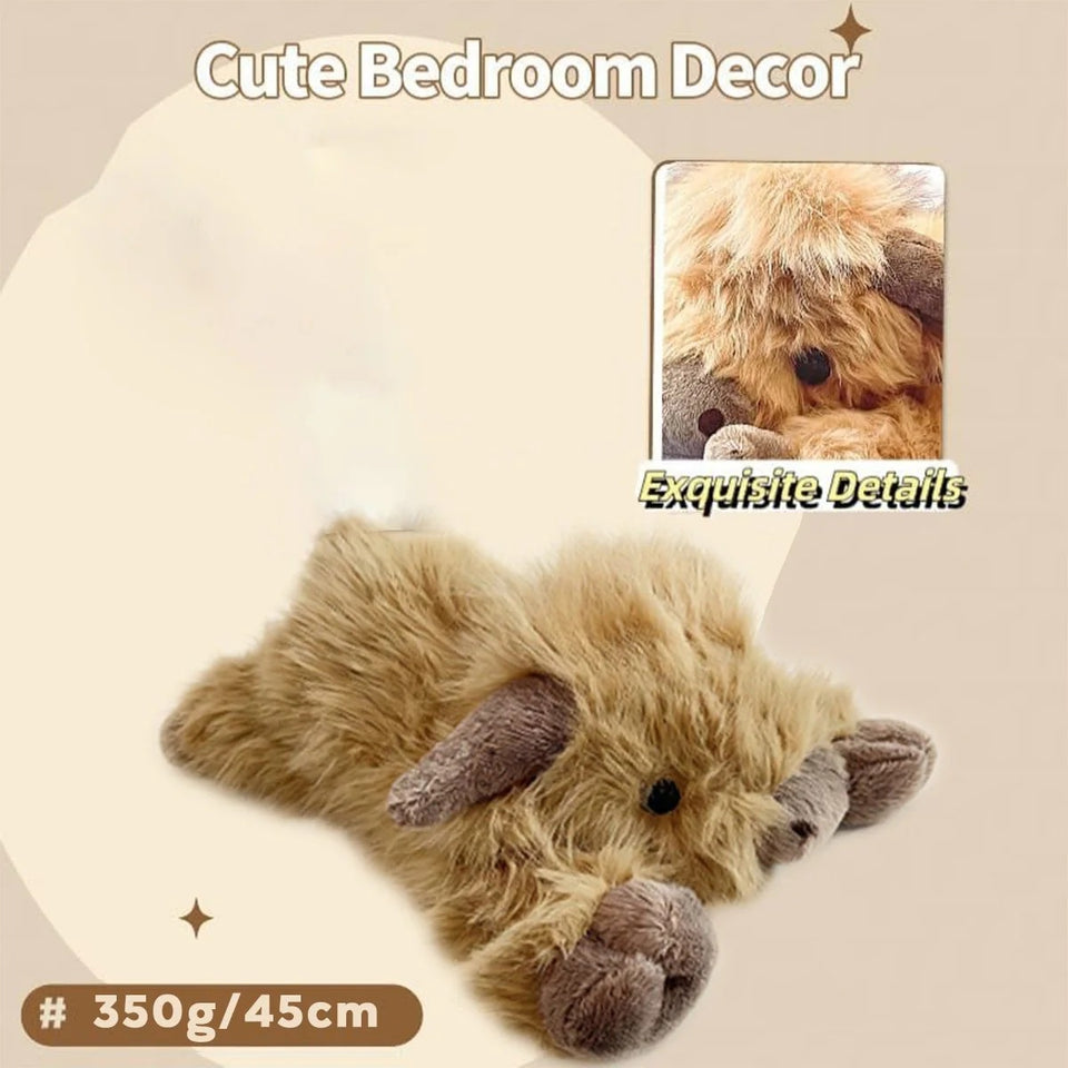 CuddleCow – Cartoon Highland Plush Buddy