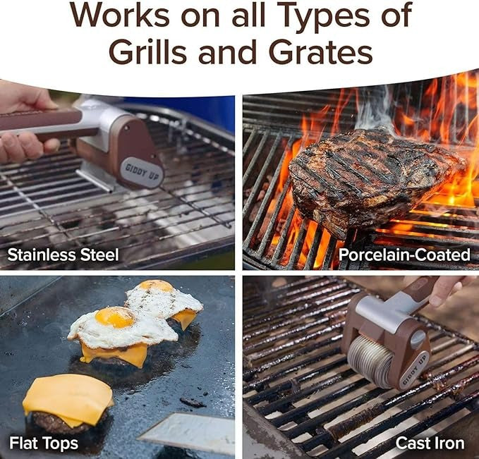 GrillBlitz – Cordless Power Cleaning Brush