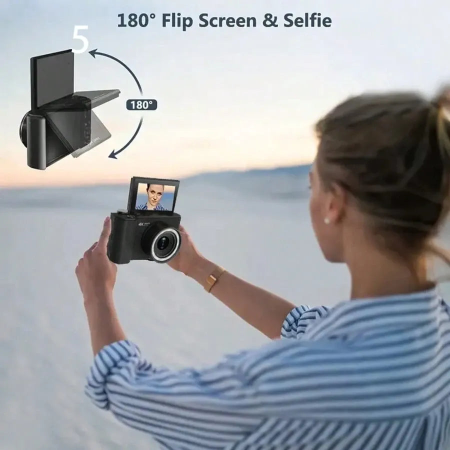 TrendShot – Y2K Style 4K Vlogging Camera